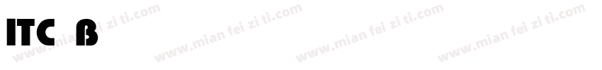 ITC Bauhaus Heavy Re字体转换